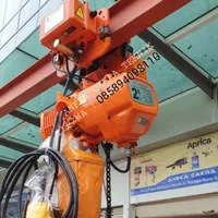 Electric Chain Hoist  2 Ton X 6 Meter Bonus Trolley Nagasaki Japan 3Ph