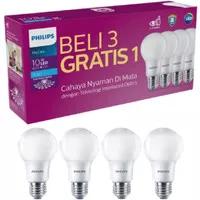 Lampu Led Philips 10 watt paket Beli 3 gratis 1 Lampu LED 10 W Philips