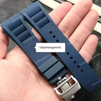 Tali strap jam tangan Rm Richard mille mile ricard rubber baut