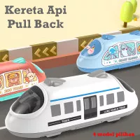 Mainan Anak Kereta Api Tarik Mundur Train Pull Back 2 Arah 