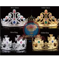 Mahkota Pesta Raja / Ratu, Crown Party King / Queen (Gold, Silver)