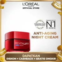 L`Oreal Paris Revitalift Night Cream - Krim Anti-Aging Malam
