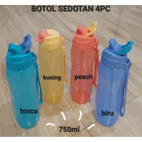 botol minum pakai sedotan, tupperwar ori H2GO with straw 750ml