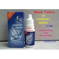 (GOJEK) o2 comfort drops cairan tetes mata / pelembab softlens 15ml