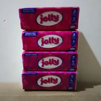 Tissue Tisu Facial Wajah Jolly 200 Sheets 2ply Isi 4 Pack / 4 Pc