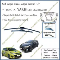 Wiper Frameless Kaca Mobil Toyota YARIS 2014 2015 2016 2017