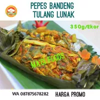 Pepes Bandeng, ikan mas, ayam Duri/tulang Lunak pedas
