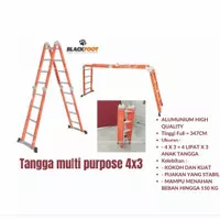 BLACKFOOT tangga aluminium multi purpose 4x3 tangga lipat aluminium