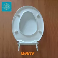 Tutup closet duduk/toilet cover model All TOTO American Standard WHITE