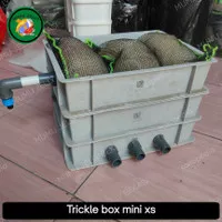 filter trickle mini 3 susun -xs filter kolam ikan box filter