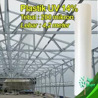 Plastik UV lebar 4 meter 200 micron