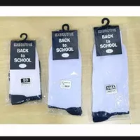 grosir 1 lusin kaus kaki sekola/kaus kaki hitam putih SD,smp,sma