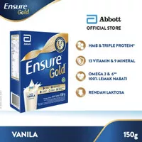 Susu ensure vanilla 150 gram ( susu nutrisi lengkap dewasa & lansia )