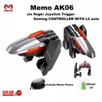 Memo AK 06 Automatic Gaming Controller Six Finger Trigger with L2 Auto