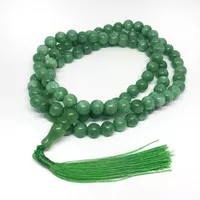 Tasbih Batu Giok Hijau 99 Butir 8mm / Giok Batu Burma Natural