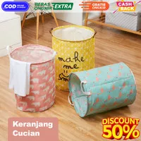 Laundry Bag Keranjang Londri Basket Tempat Baju Cucian Box Organizer