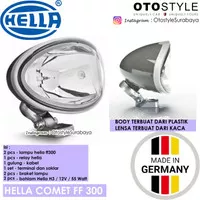 Hella Comet FF 300 original Germany - Lampu Hella - Lampu Tembak