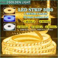 Lampu Led Strip Selang 5050(5M/10M/20M/30M/50M)Led Strip SMD 5050 220V