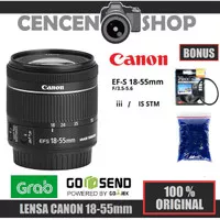 Free++ Lensa Canon 18-55 mm III DSLR KIT EOS 550D/ 600D/ 700D IS STM