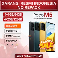 POCO M5 - 4/64GB 4/128GB - Garansi Resmi Xiaomi