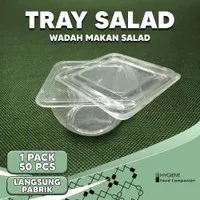 Mika salad 500ml isi 50pcs Tempat Buah Tebal Kotak Salad Buah
