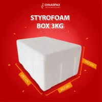 STYROFOAM BOX 3 KG NEW / COOLER BOX / BOX IKAN /3KG/STY BOX 3KG