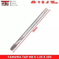 Yamawa Hand Tap M8 x 1.25 Panjang 100mm Pembuat Drat Dalam Baut 12