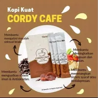 Cordy Cafe Coffee 100% Kopi Sehat Kuat Nikmat Isi 10 Sachet BPOM Segel