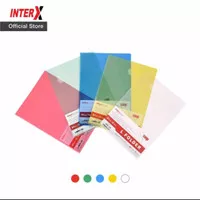 Inter X Map L A4 Tebal (12 Pcs)/ Clear Sleeves / Map Plastik A4 Folder