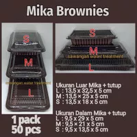 Mika brownies S / mika brownis uk Small / Tray brownies / Mika Bento