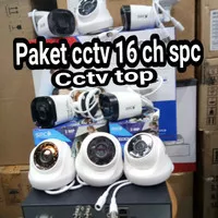 paket cctv spc 16 ch full hd 2mp/ 1080P lengkap + hdd 2 TB