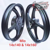 Velg Racing VROSSI Macho Mio Ring 14 Black Doff P5