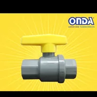 ONDA STOP KRAN PVC 1/2 INCH -BALL VALVE PVC POLOS TEBAL (PVCBV)