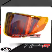 Visor Iridium KYT NFR . NX Race - Iridium Red Gold - Tear Off Post