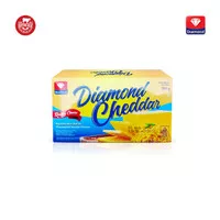 Diamond Cheddar Cheese 180gr, Keju Cheddar Olahan Halal