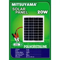 Solar Cell / Panel Surya / Poly Solar Panel 20WP (Watt peak) Mitsuyama