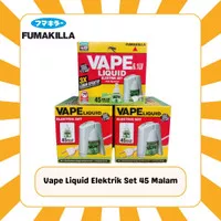 FUMAKILLA OBAT NYAMUK DBD VAPE ELEKTRIK LIQUID SET MESIN + REFILL 45ML