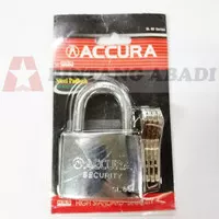 Accura Kunci Gembok 50 mm Pendek 4 Pcs Computer Key Padlock / Kolotok