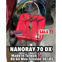 SALE!!! RAKET YONEX NANORAY 70 DX (NR70DX) 4UG5 FREE SENAR BG 66 UM