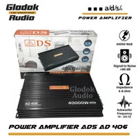 ADS AD 406 Power amplifier 4 Chenel mosfet -(ada Hitam atau Putih)