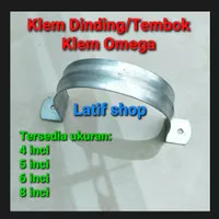 Klem dinding pipa 6 in /klem pipa besi 6 / klem tembok flexible duct