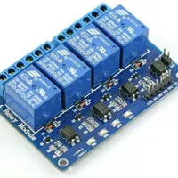 relay module 4 channel 5 volt dc 5v nodemcu raspberry wemos esp-32 