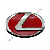 Logo Emblem Mobil LEXUS MERAH 14 CM