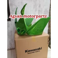 fairing atas ninja rr old hijau metalik original kawasaki