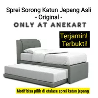 Sprei Kasur Sorong Katun Jepang Asli, 120x200, Kasur 2 in 1, Original