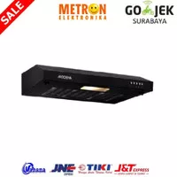 Modena Slim Cooker Hood PX 6001 / Hitam / Penghisap Asap Dapur 60 cm