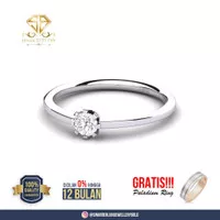 SINAR BERLIAN Jewellery - Cincin berlian F VVS 18k (0,05 solitere )