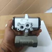 pneumatic actuator ball valve kitz CU-TE 1/2"" inch steanlis 316