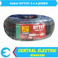 Kabel NYYHY 3x4 JEMBO Meteran Ecer