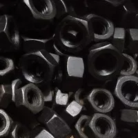 Mur hex M24 x P 3 Hex Nut Black Hitam